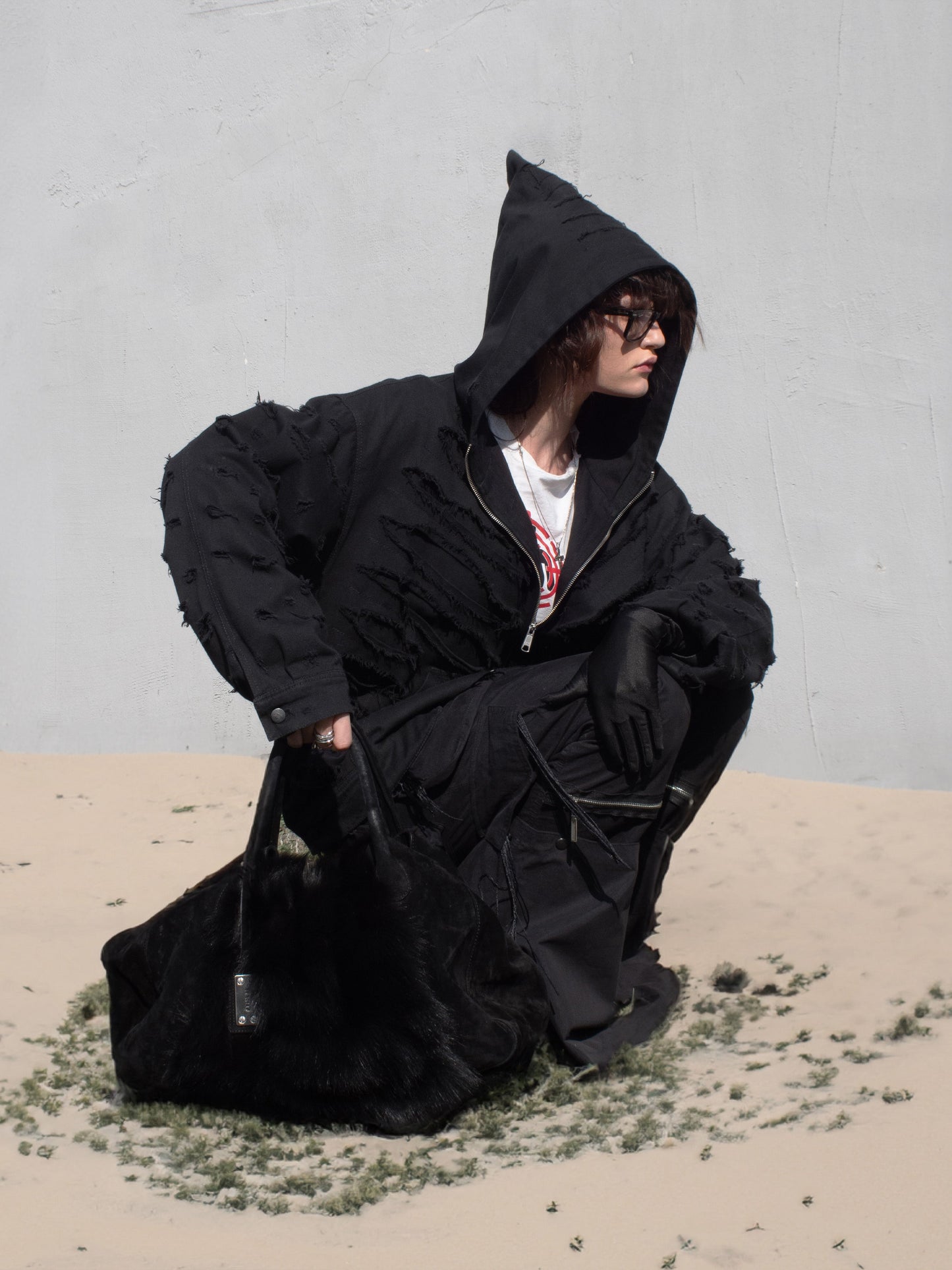 Джинсова куртка Total Black Destroyer