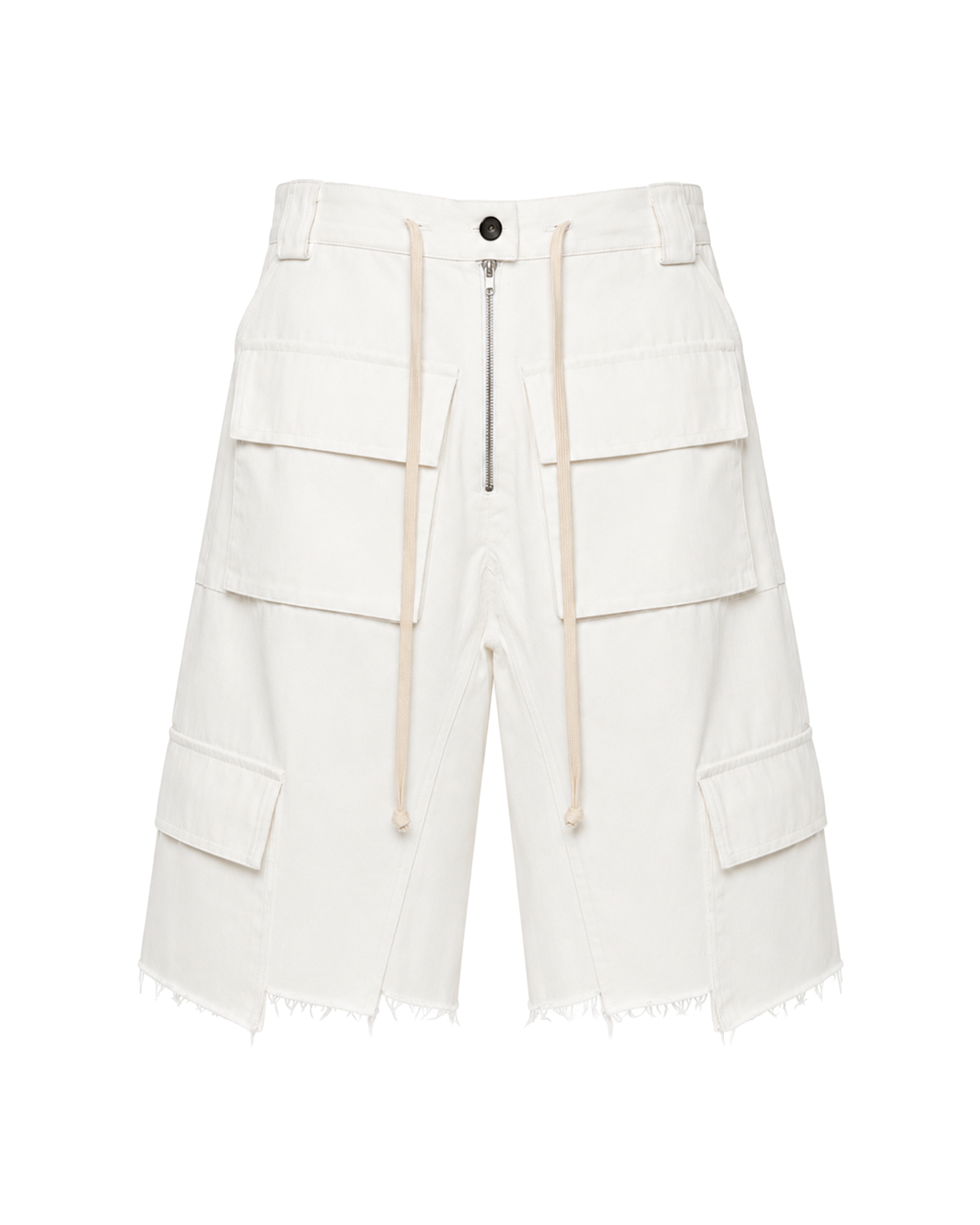 CATHARSIS WHITE DENIM SHORTS