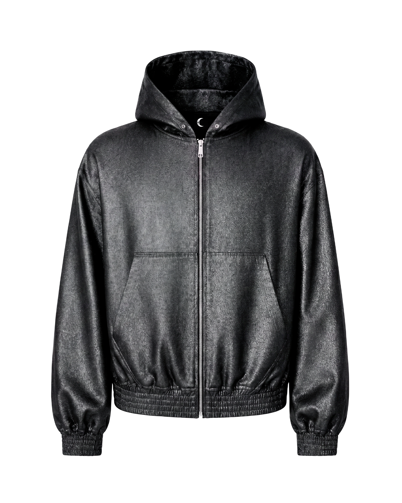 SILVER MOON SERPENT ZIP-HOODIE