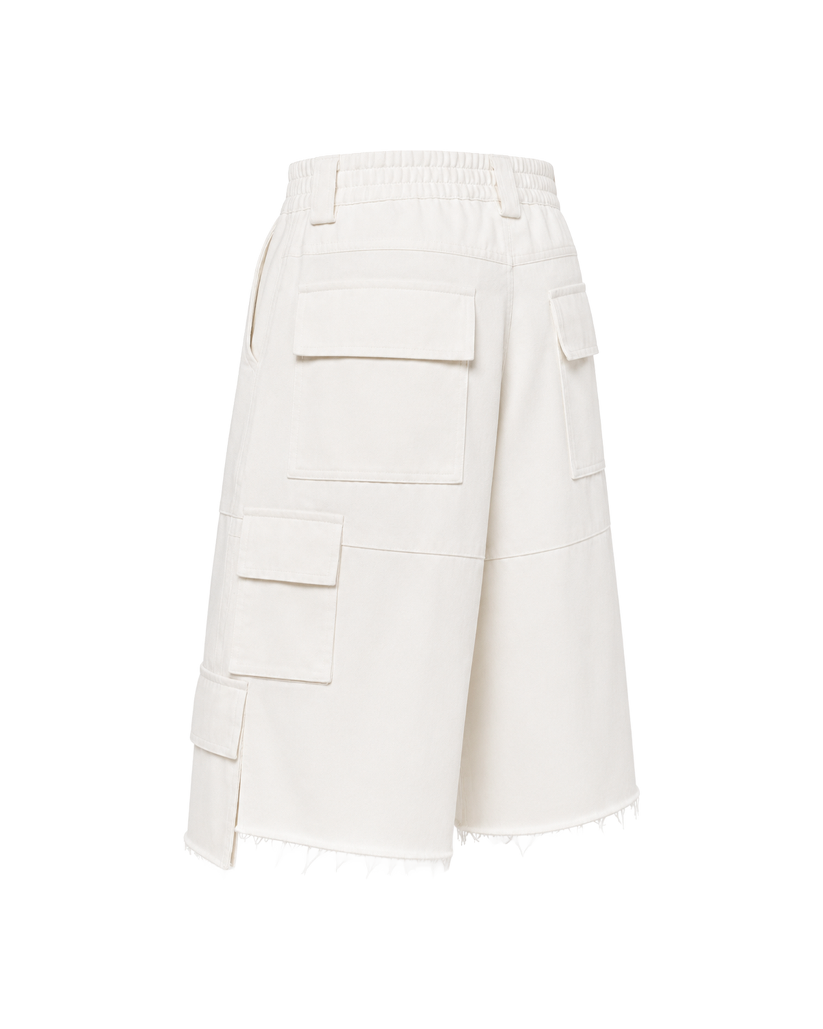CATHARSIS WHITE DENIM SHORTS