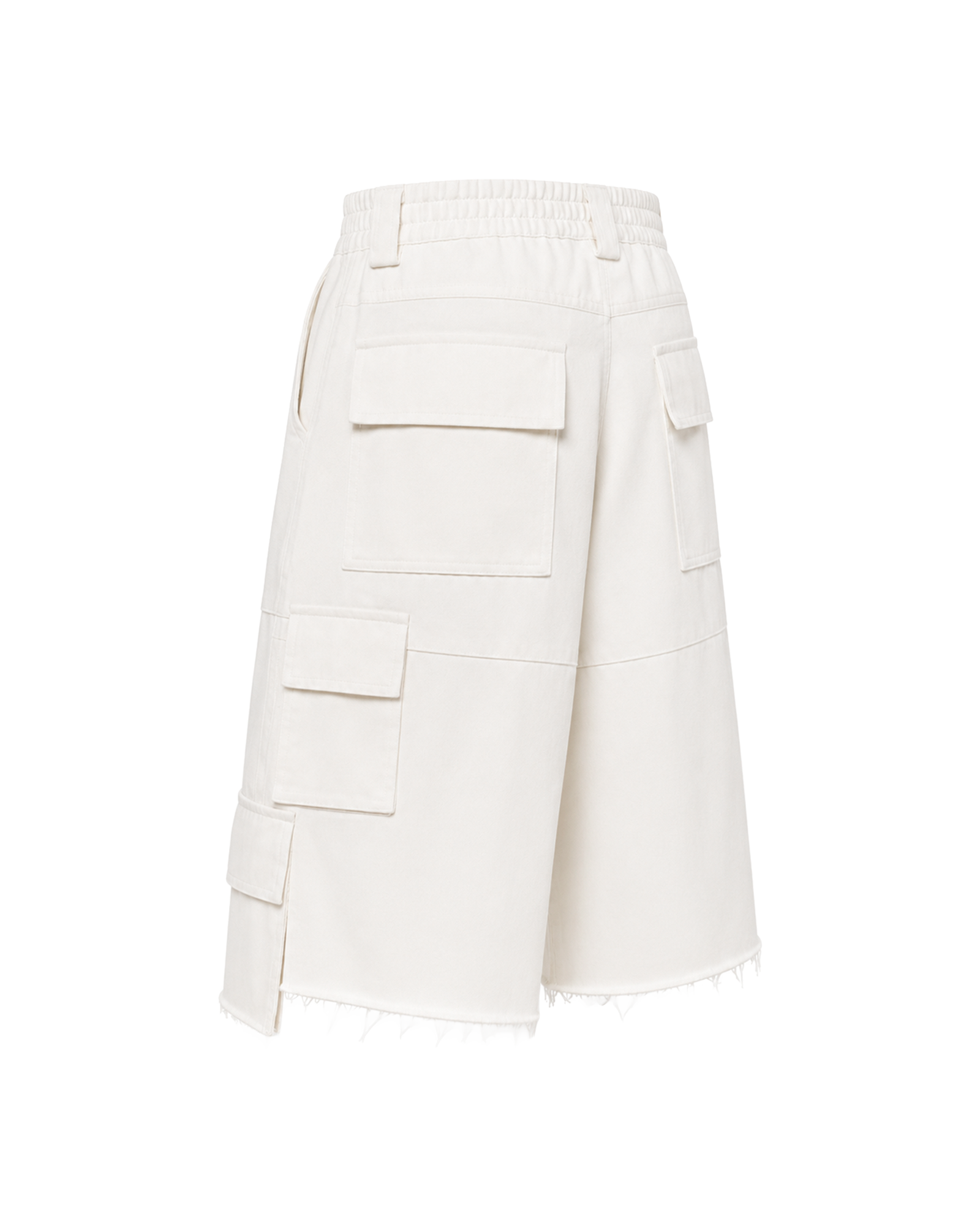 CATHARSIS WHITE DENIM SHORTS