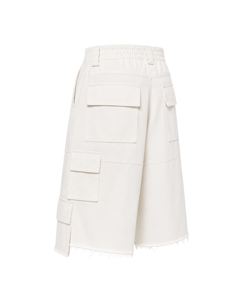 CATHARSIS WHITE DENIM SHORTS