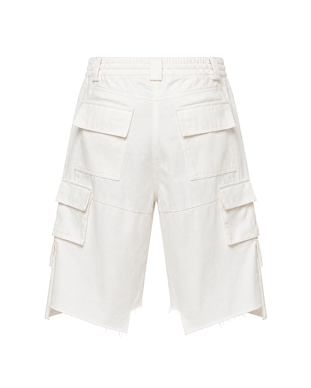 CATHARSIS WHITE DENIM SHORTS