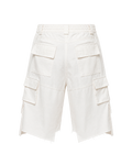CATHARSIS WHITE DENIM SHORTS