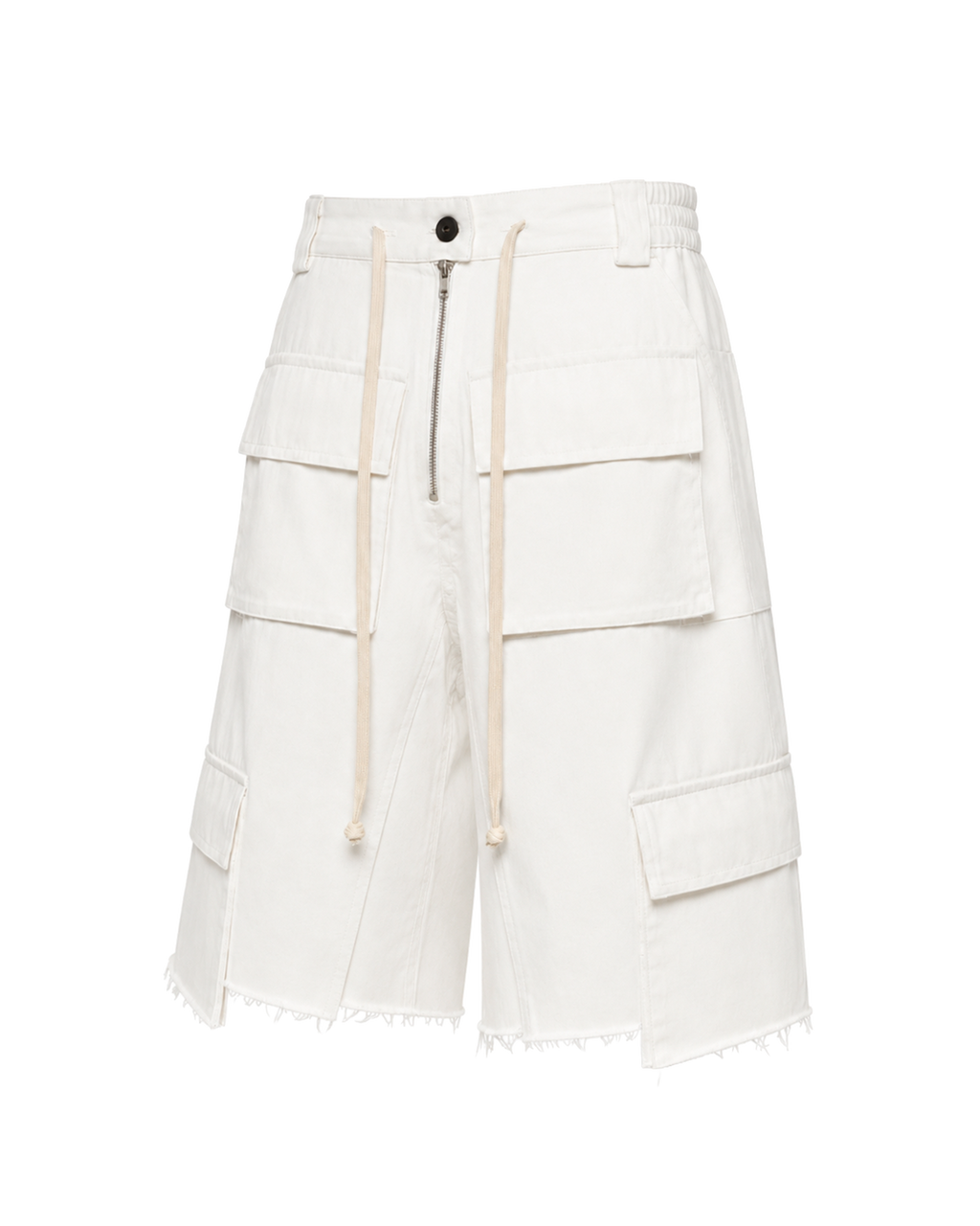 CATHARSIS WHITE DENIM SHORTS