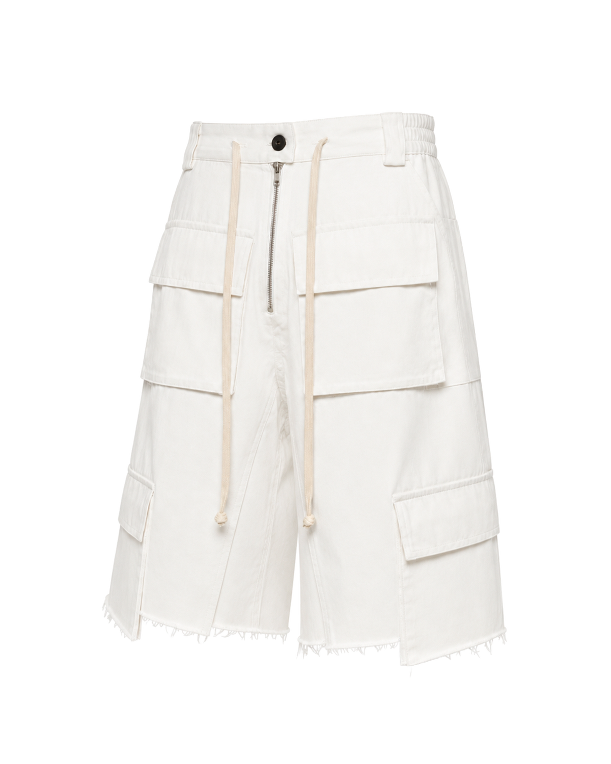 CATHARSIS WHITE DENIM SHORTS