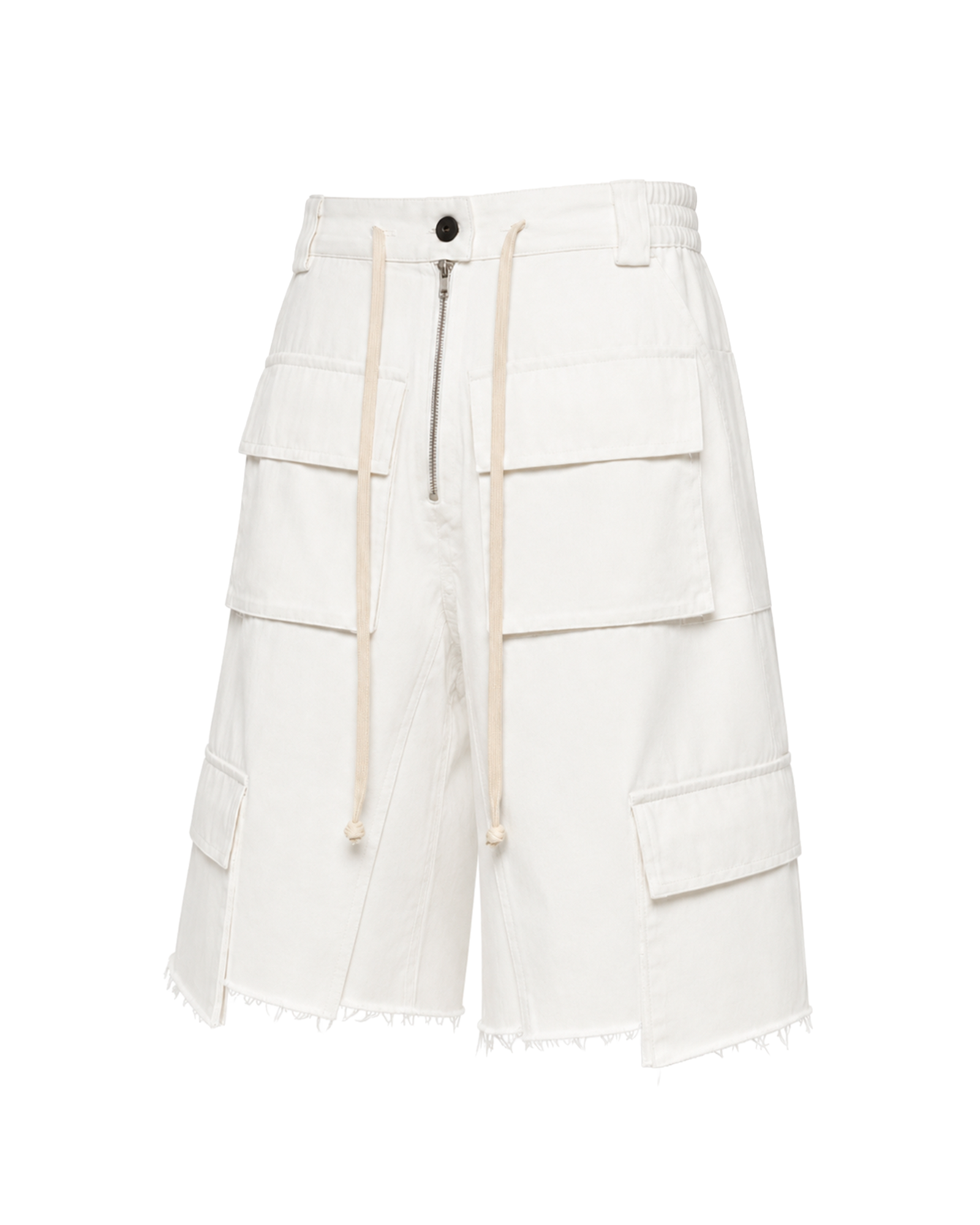 CATHARSIS WHITE DENIM SHORTS