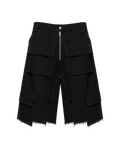 CATHARSIS BLACK DENIM SHORTS