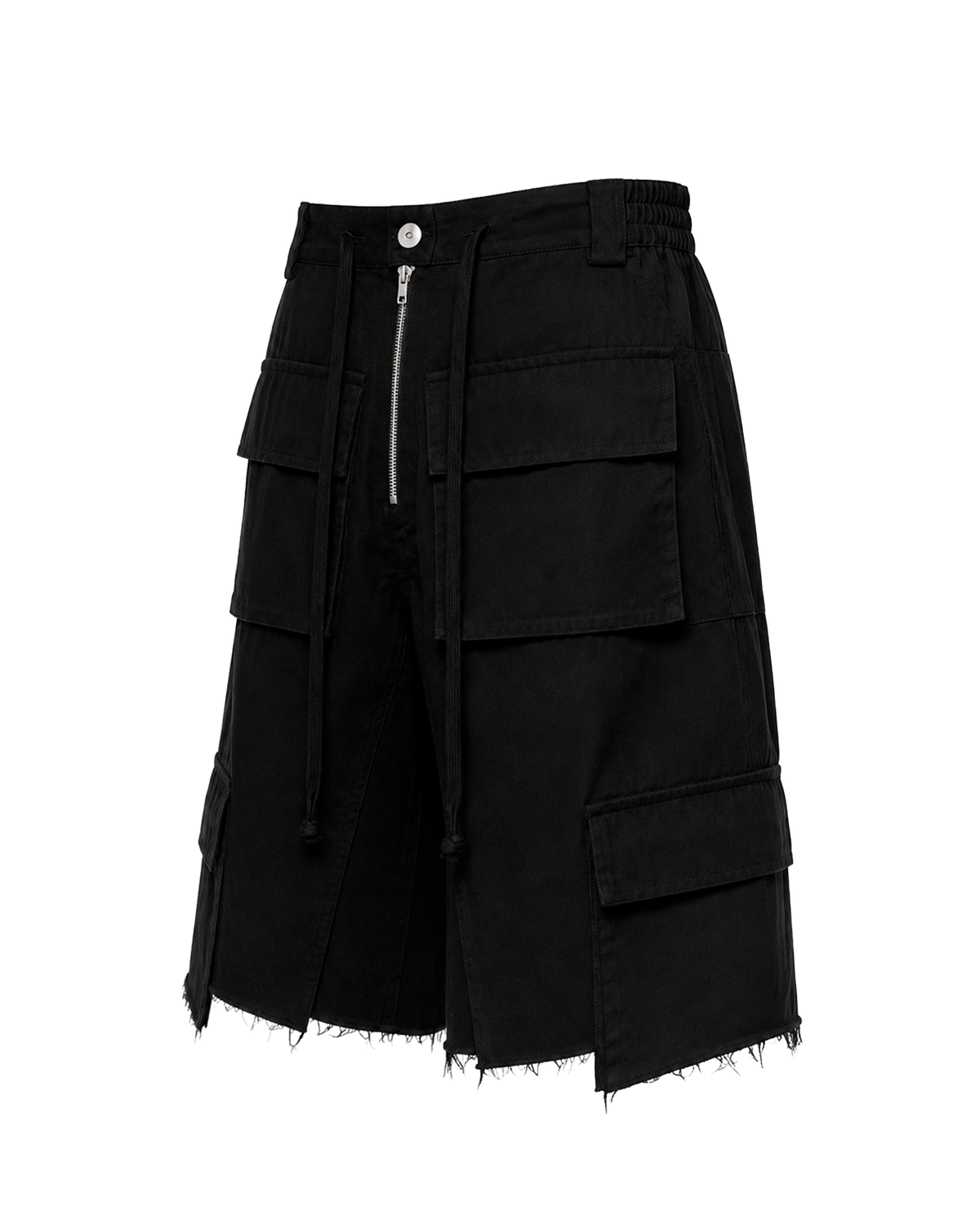 CATHARSIS BLACK DENIM SHORTS
