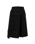 CATHARSIS BLACK DENIM SHORTS