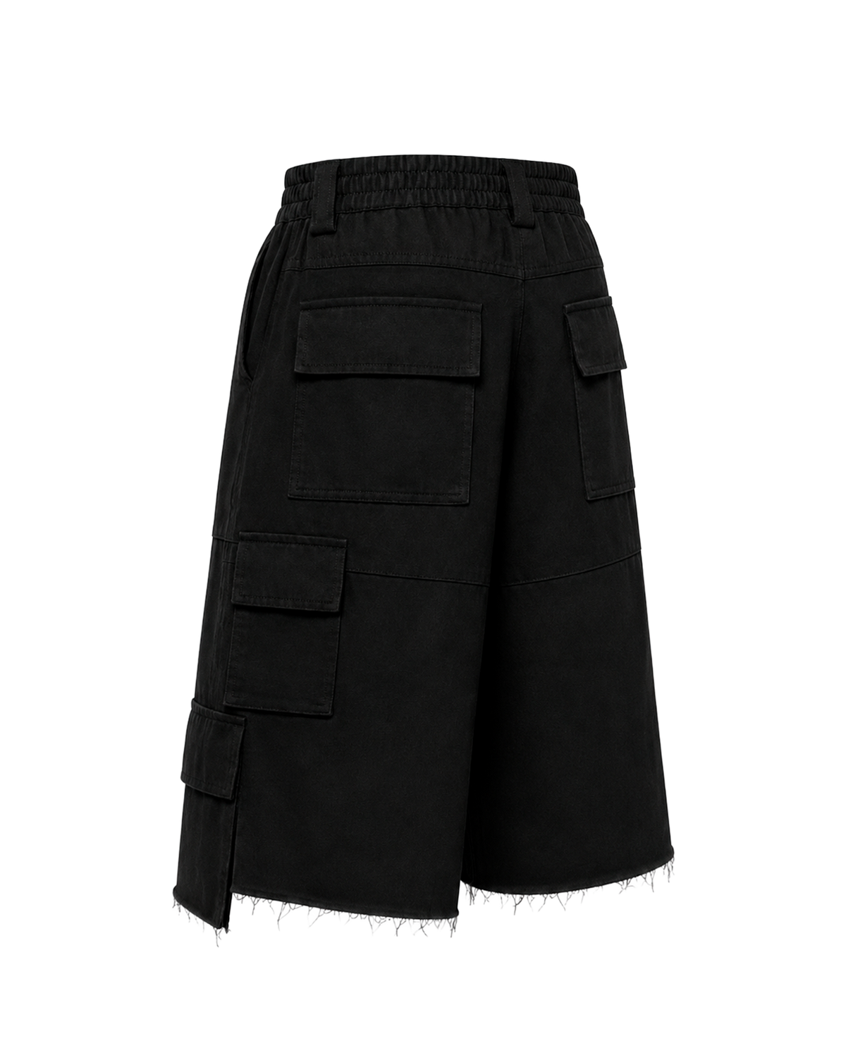 CATHARSIS BLACK DENIM SHORTS