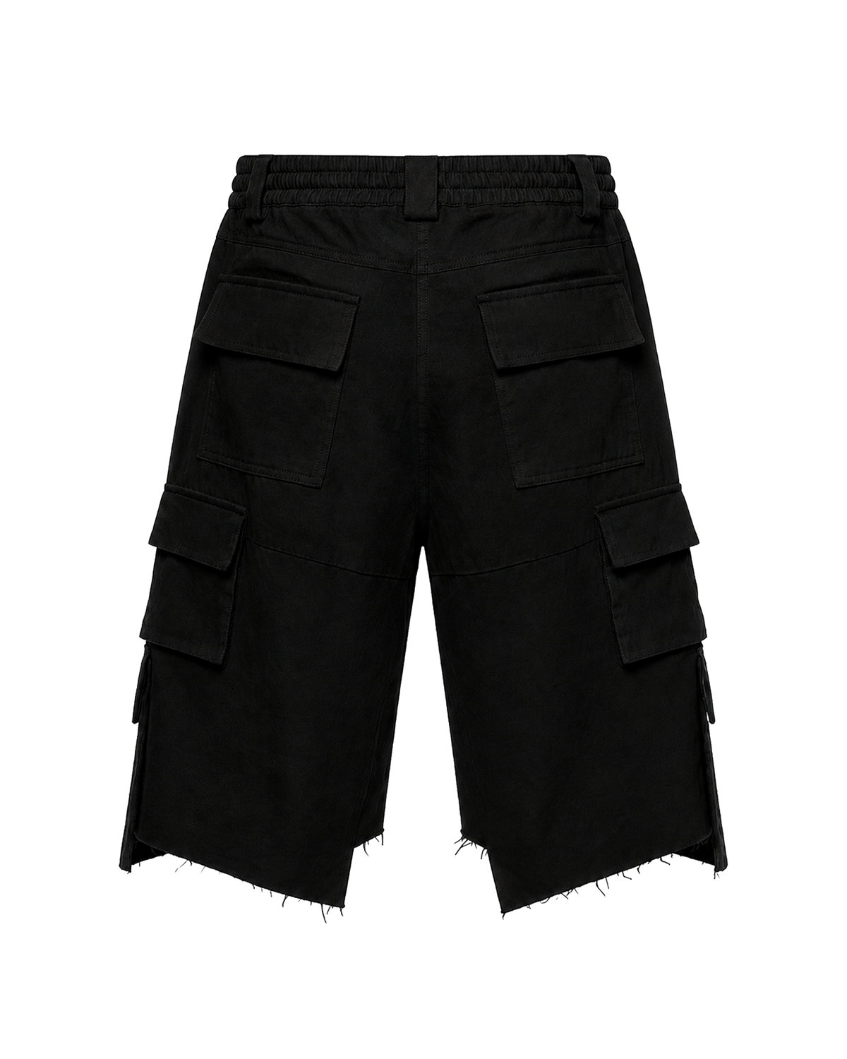 CATHARSIS BLACK DENIM SHORTS