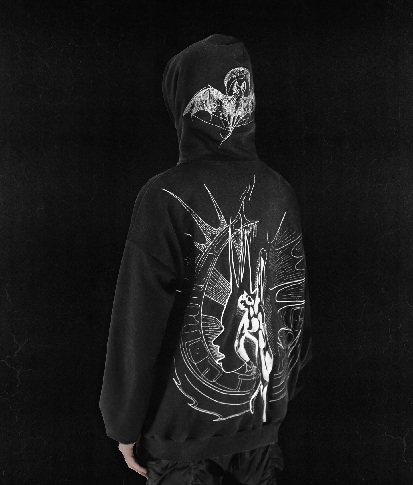 BAT ZIP HOODIE
