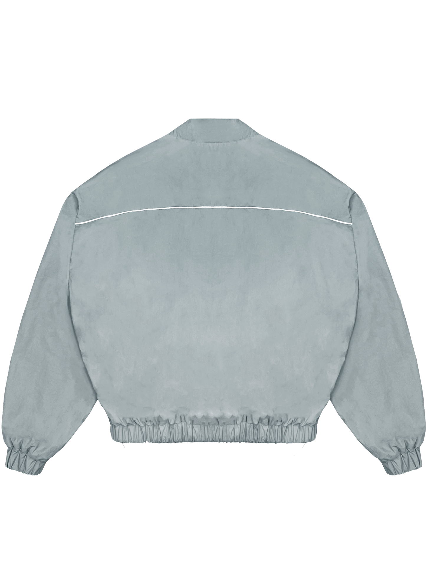 GRAY HARDCORE NYLON TRACKSUIT JACKET