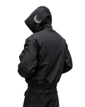 RAW DENIM BOMBER JACKET