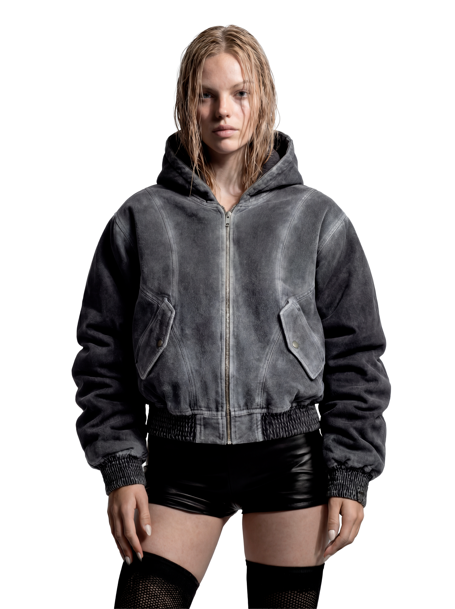 CATHARSIS DENIM BOMBER JACKET