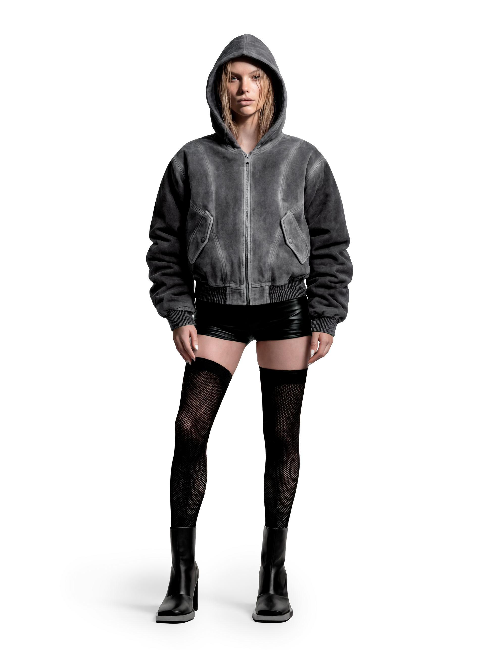 CATHARSIS DENIM BOMBER JACKET