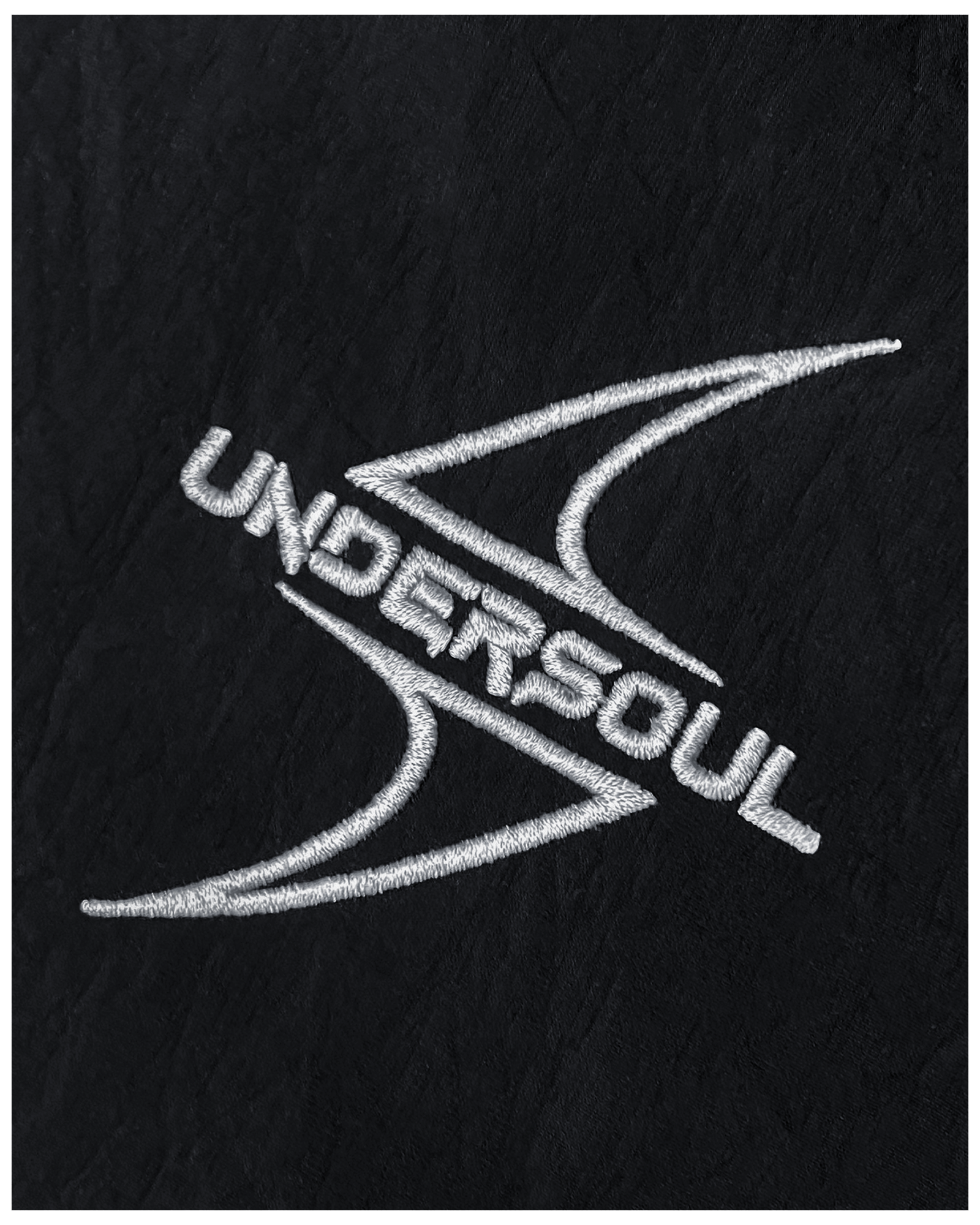 BLACK HARDCORE NYLON TRACKSUIT PANTS