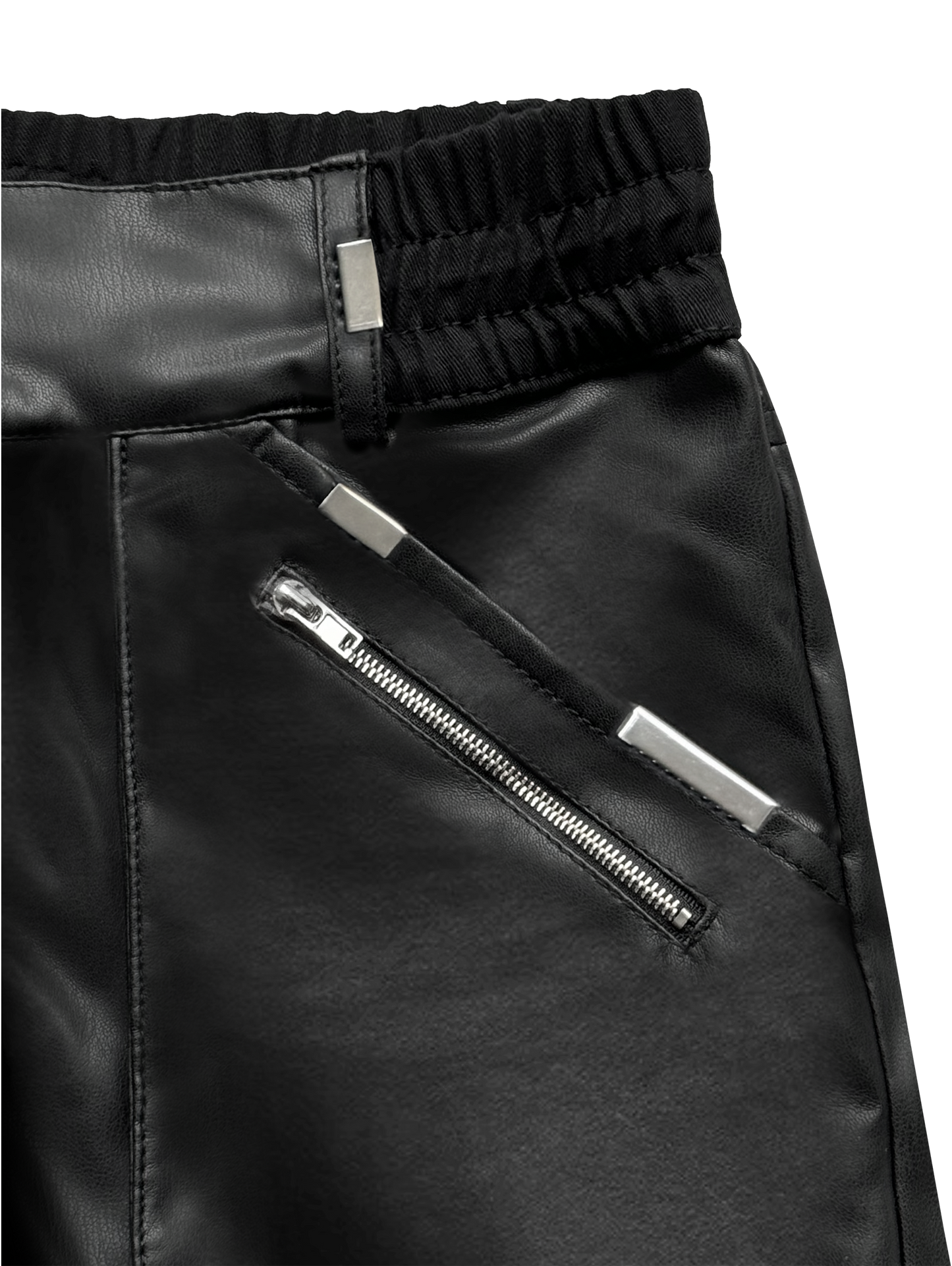 LIW LEATHER CARGO PANTS