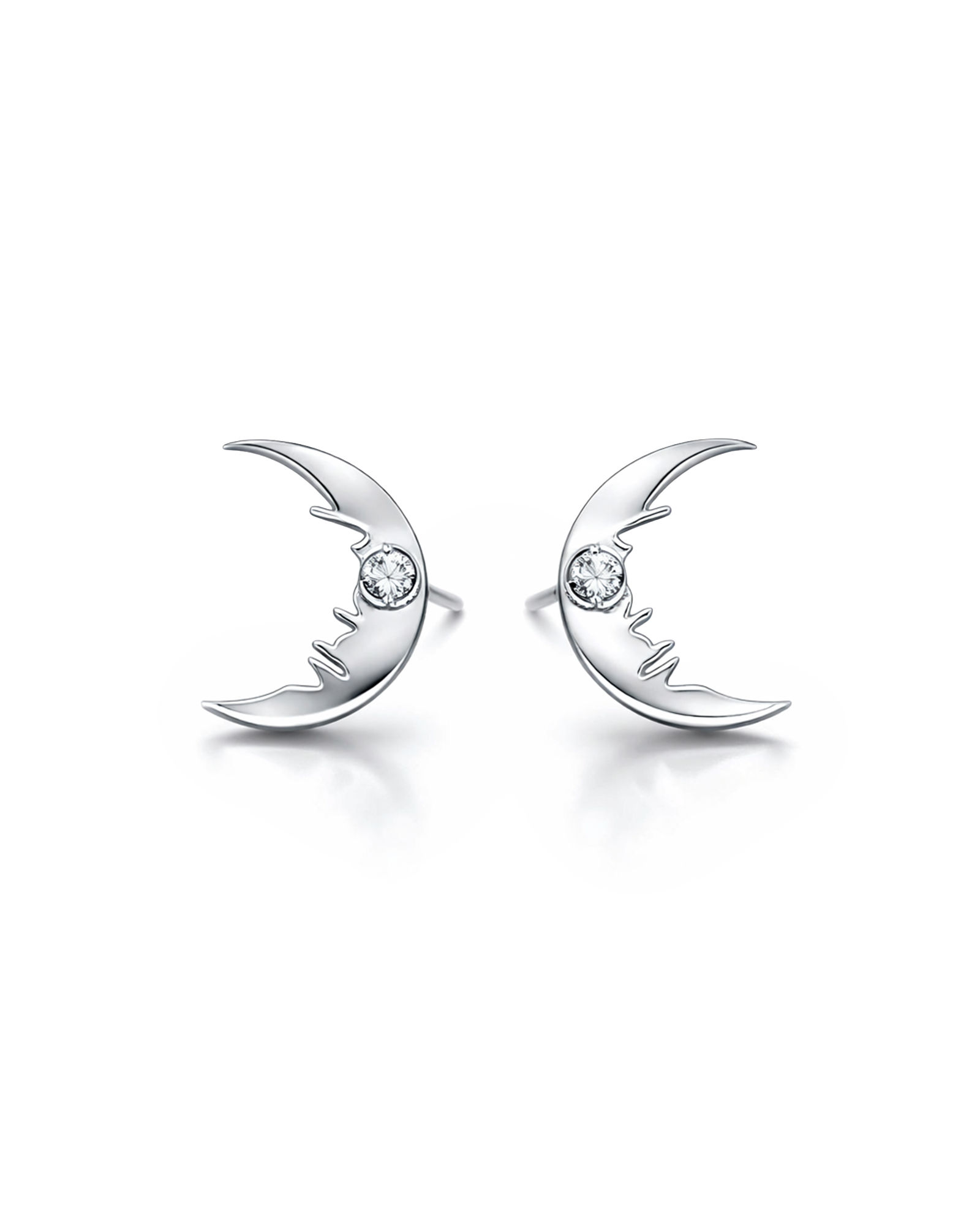 LUNAR SILVER EARRINGS