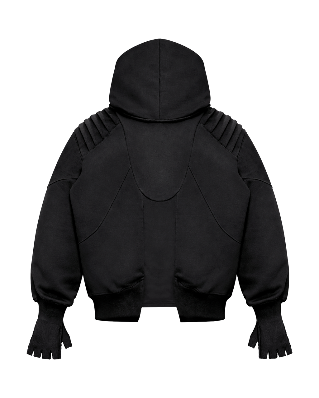 STEALTH DARK BLACK HOODIE
