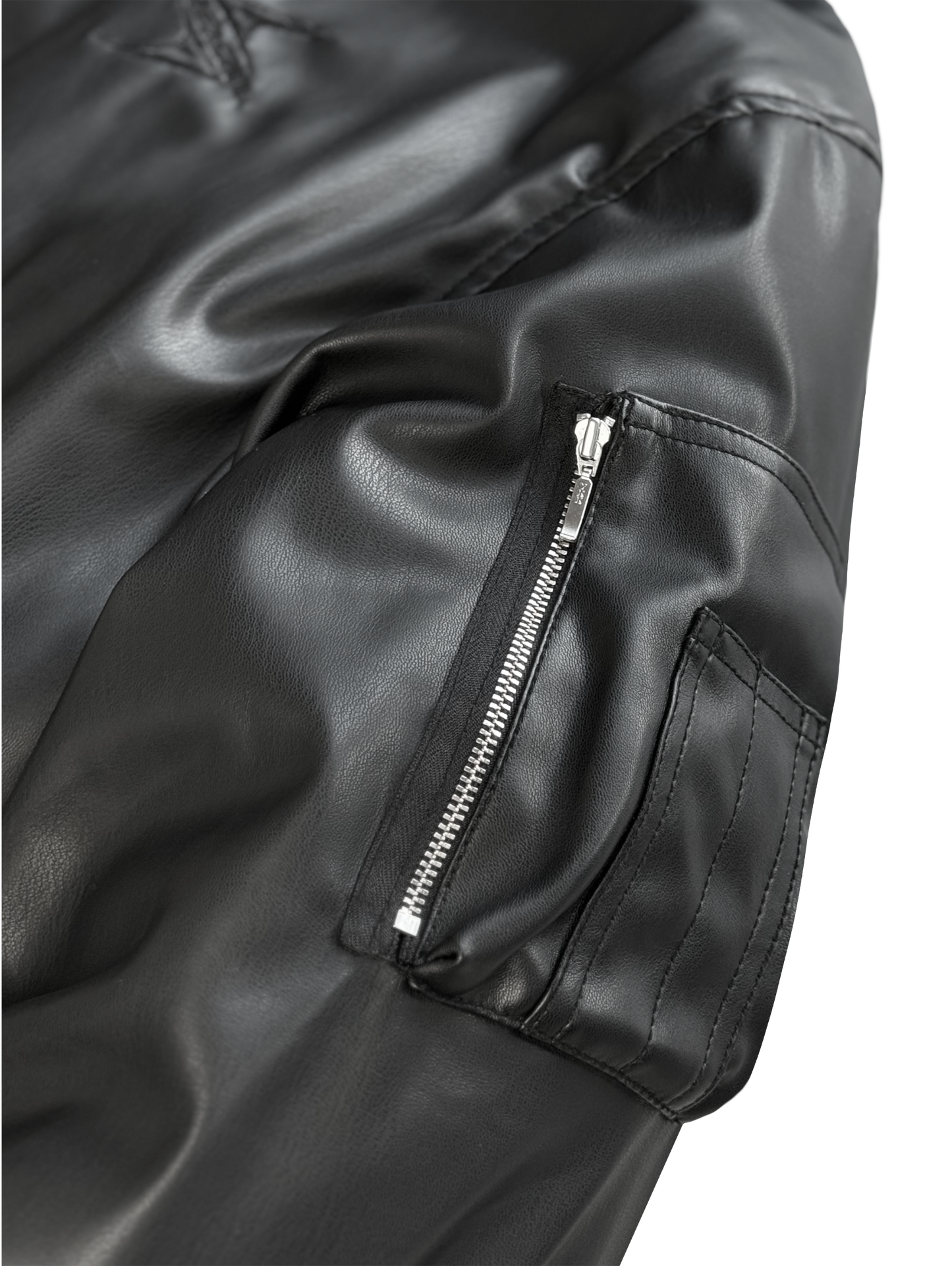 MA-1 LEATHER BOMBER JACKET