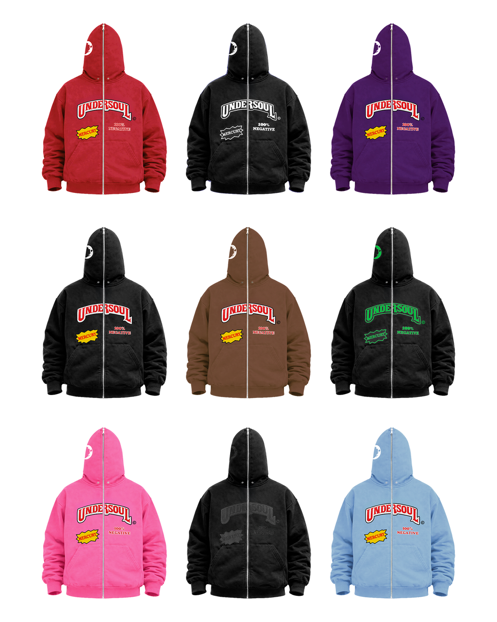 UNDERWOOD FULL ZIP HOODIE