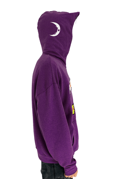 PURPLE UNDERWOOD FULL ZIP HOODIE