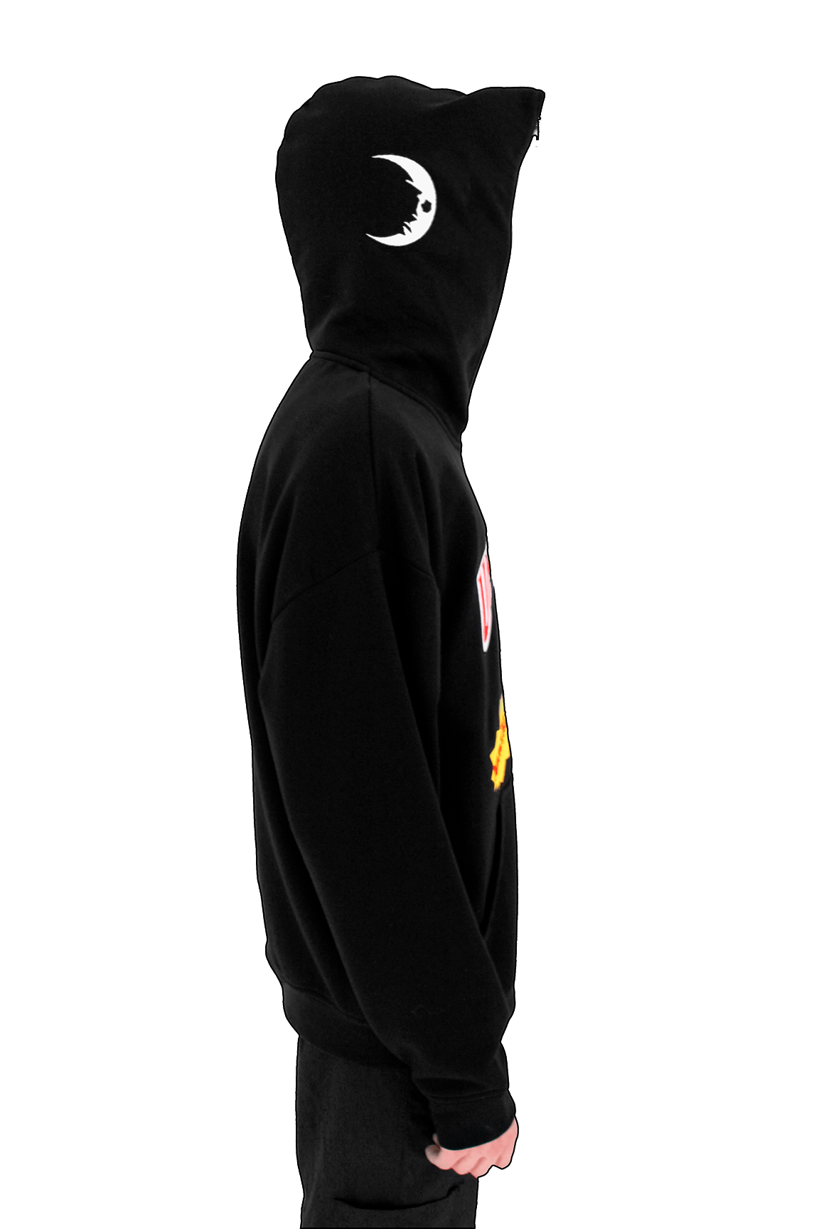 BLACK UNDERWOOD FULL ZIP HOODIE
